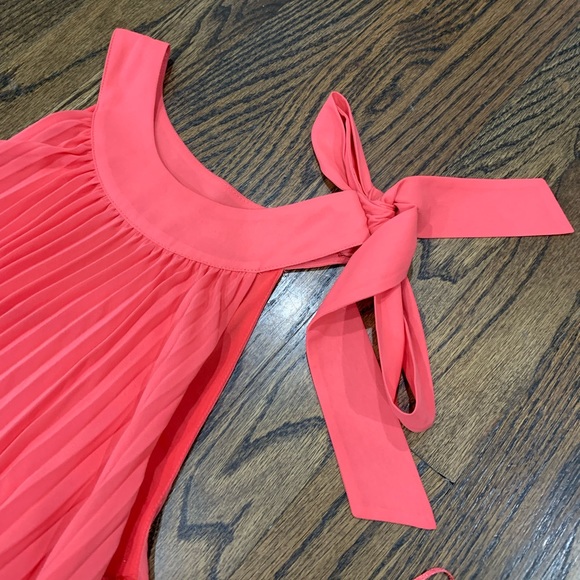 New CeCe Pleated Dress Ginger Pink Size 2 - Picture 7 of 12
